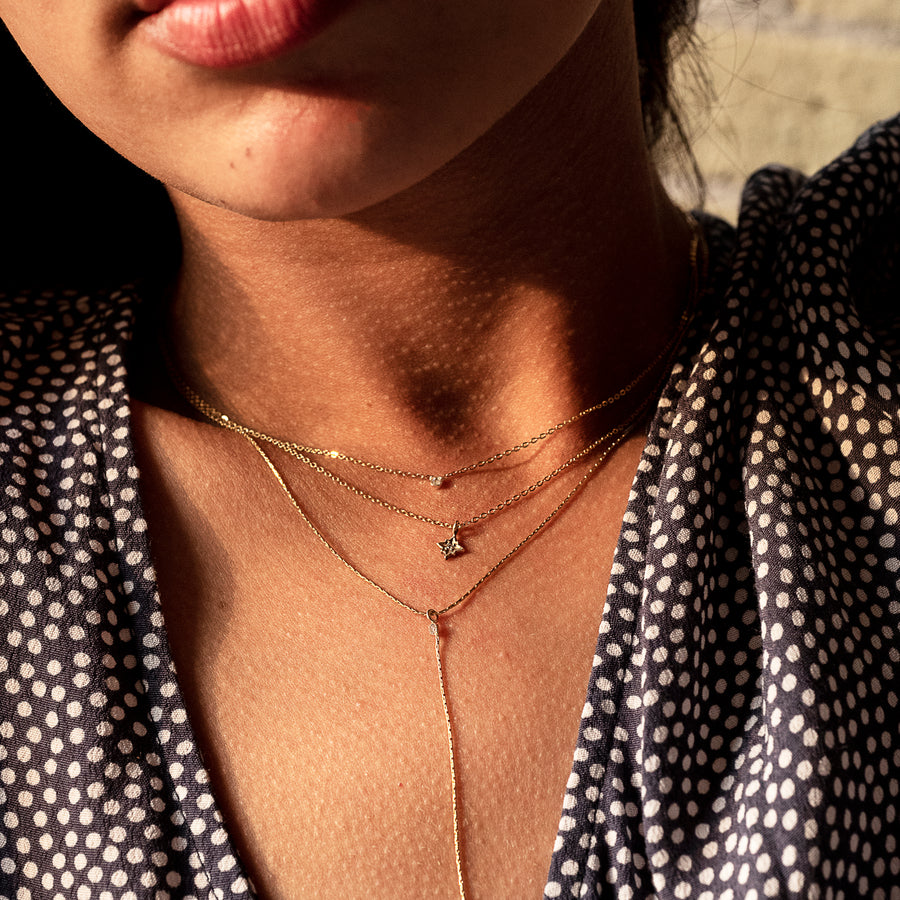 Asteria Diamond Necklace - JoeLuc Jewelry 
