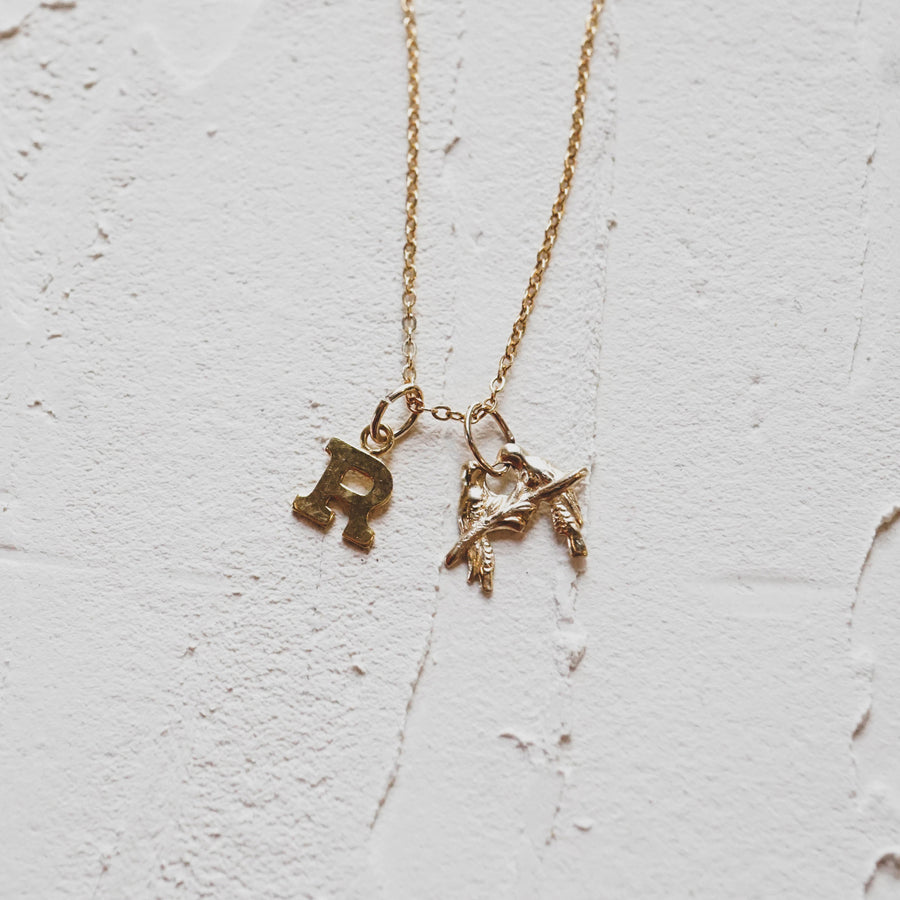 Gold Filled Initial - JoeLuc Jewelry 