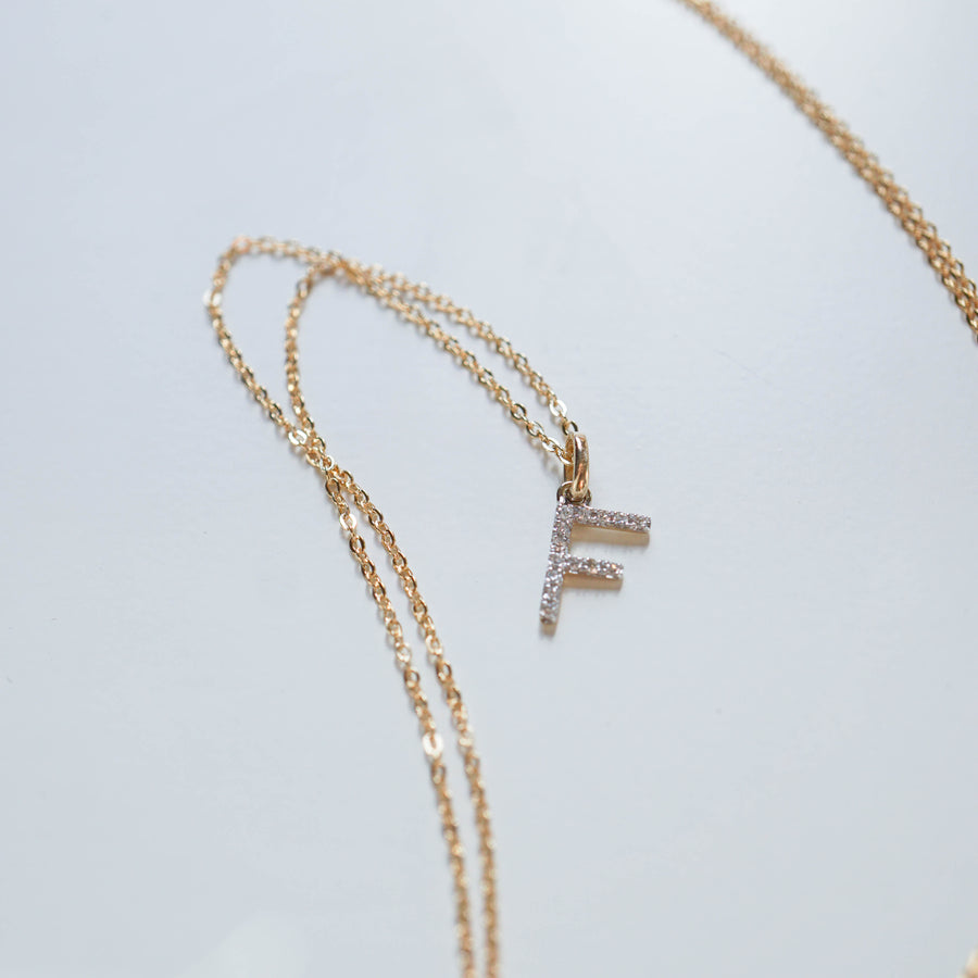 Diamond Block Initial – JoeLuc