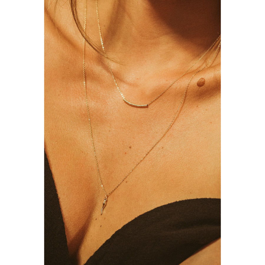 Twist Scroll Necklace - JoeLuc Jewelry 