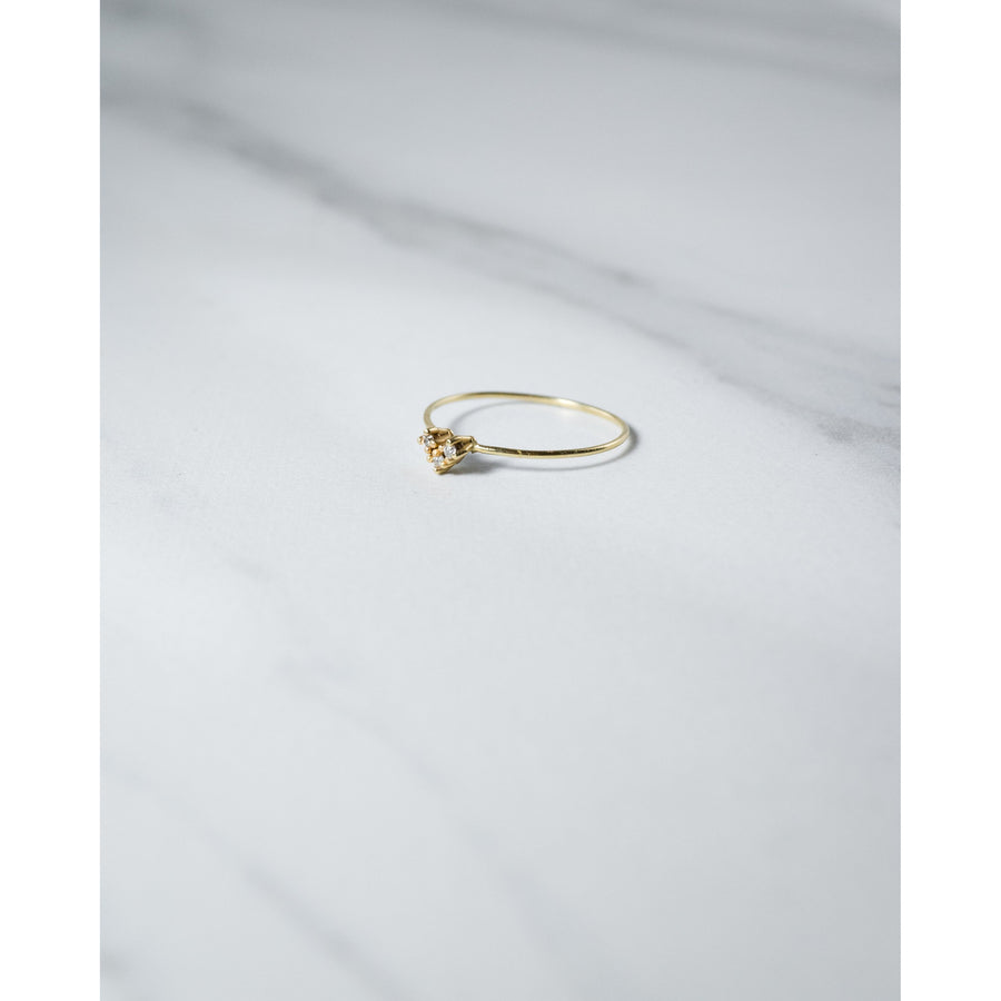 14kt Coronet Diamond Ring - JoeLuc Jewelry 