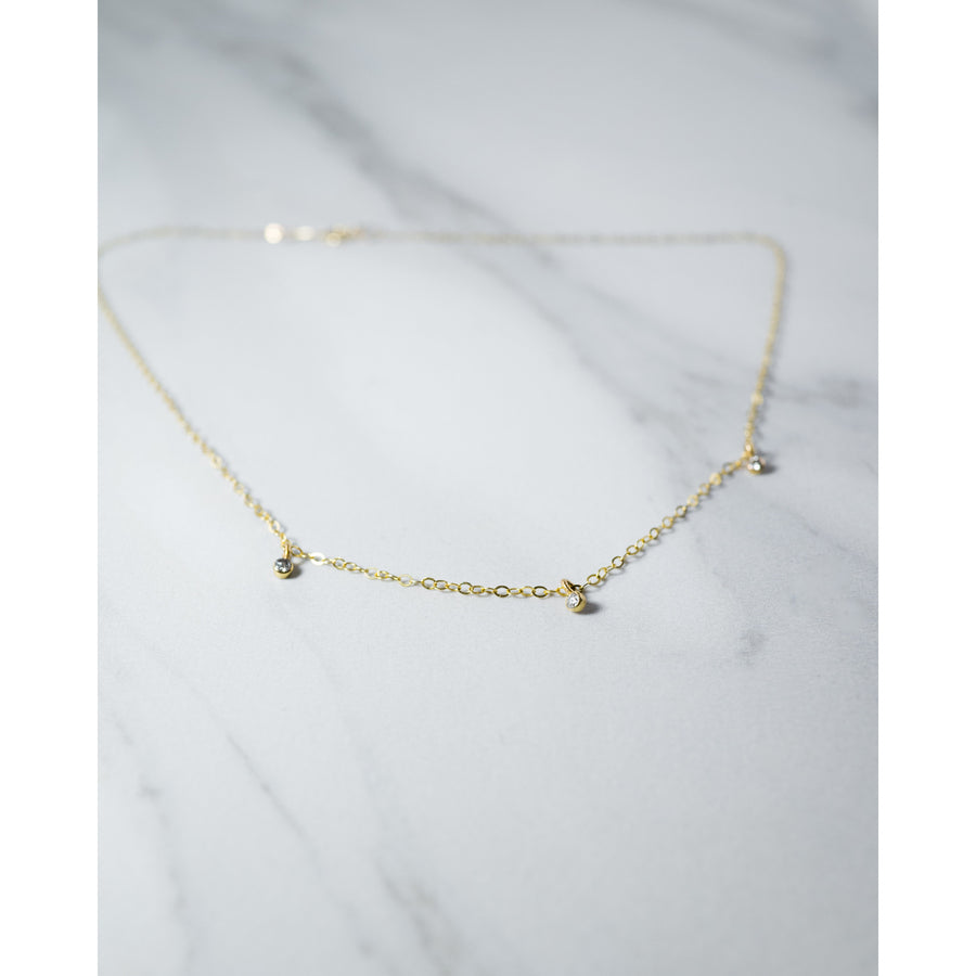 Orion's Belt Diamond Necklace - JoeLuc Jewelry 