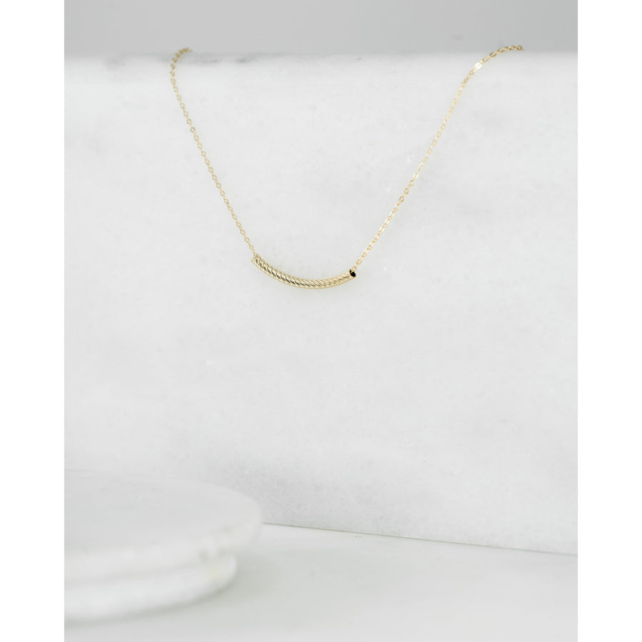 Twist Scroll Necklace - JoeLuc Jewelry 