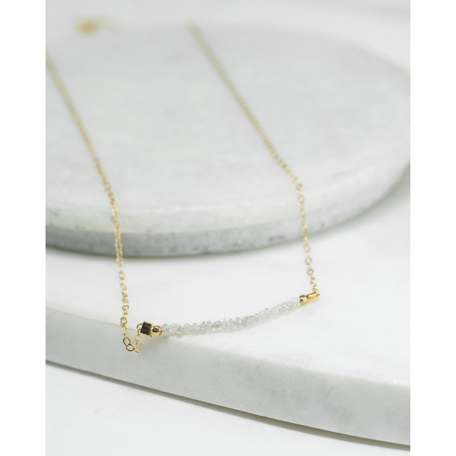 Raw Diamond Necklace - JoeLuc Jewelry 